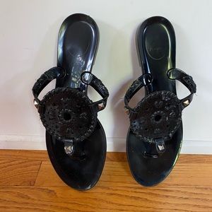 Black Jack Rogers Georgina jellies, size 7